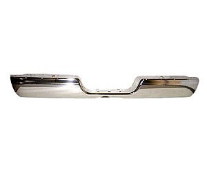 RR STEP BUMPER ASSY CHR FACTORY STYLE W/ PADS DRAW BAR W/O BRKTS OLD STYLE DODGE P/U R1500 94-01 R2500/3500 94-02