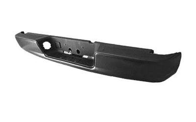 RR STEP BUMPER ASSY BLK P FACTORY STYLE W/ PAD BRKTS DODGE P/U 04-09