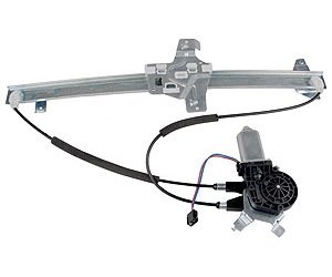 LH FT PWR WINDOW REGULATOR W/ MOTOR VAN E-SERIES 92-06
