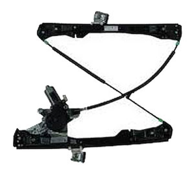 LH FT PWR WINDOW REGULATOR W/ MOTOR FOCUS EXC 4 DR H-BACK 00-06