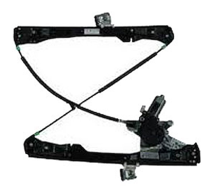 RH FT PWR WINDOW REGULATOR W/ MOTOR FOCUS EXC 4 DR H-BACK 00-06