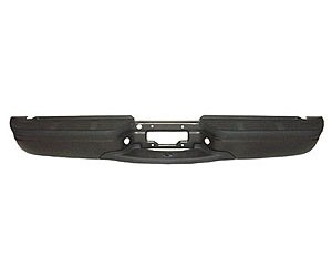STEP BUMPER ASSY FACTORY STYLE BLK W/ PADS BRKTS W/O RR OBJECT SENSOR F-SER IES SUPERDUTY P/U 99-07