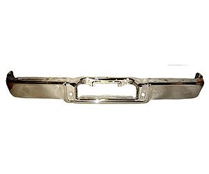 RR FACE BAR CHR W/O SENSORS FORD F-150 STYLESIDE 04 TO 8/8/05 - US CHR