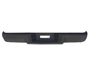 STEP BUMPER ASSY BLK P FACTORY STYLE HITCH TYPE W/O SENSOR HOLES FORD F15 0 STYLESIDE 04 TO 8/8/05