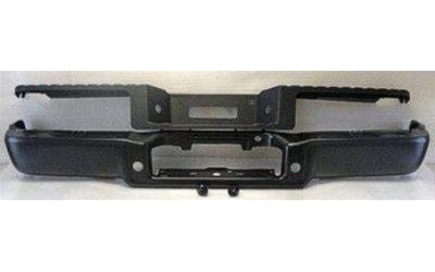 STEP BUMPER ASSY BLK FACTORY STYLE HITCH TYPE W/O SENSOR HOLES FORD F150 ST YLESIDE P/U 8/9/05 TO 08