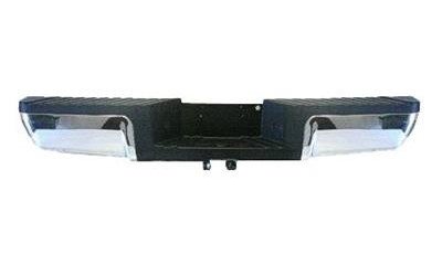 STEP BUMPER ASSY CHR W/O SENSORS HOLES FORD SUPERDUTY 08-10