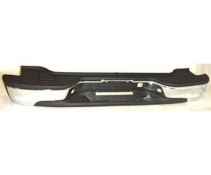 RR STEP BUMPER ASSY FACTORY STYLE CHR W/ PADS/BRKTS SUBURBAN/YUKON/TAHOE/ AVALANCHE W/0 CLADDING 00-06