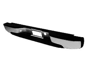 RR STEP BUMPER ASSY CHR W/ PADS/BRKTS FACTORY STYLE SILVERADO/SIERRA CLASSI C SPORTSIDE 99-07 - US CHR