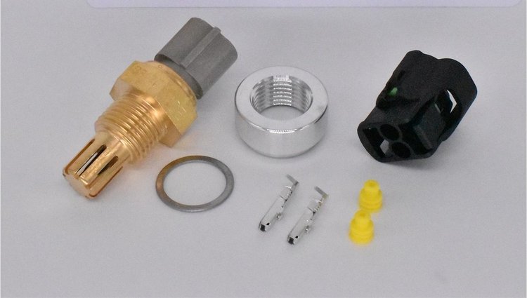153302 Turbo Intake Air Temperature Sensor, M16 x 1.5 Thread, M16 x 1.5 Billet Aluminum Weld Bung