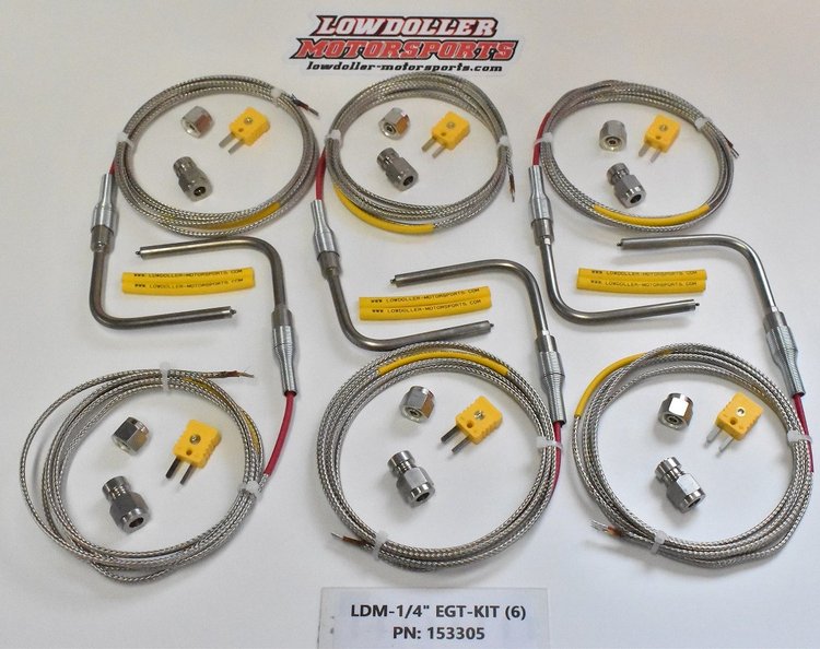 153305 EGT Kit, 1/4 in., Set of 6