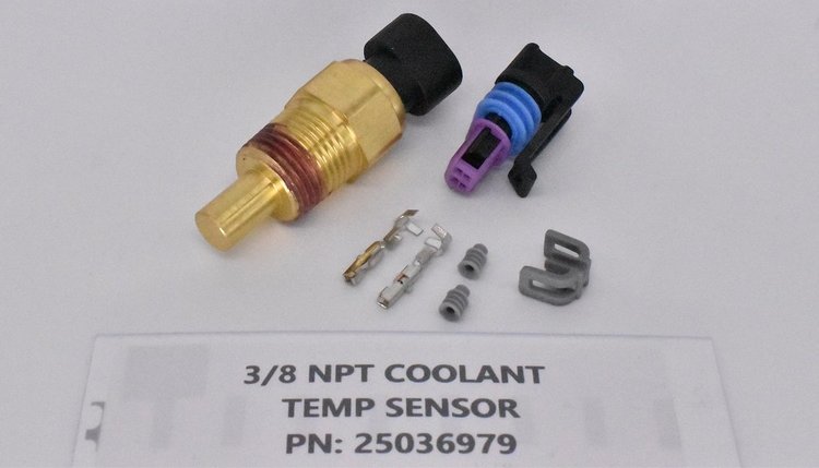 25036979 Coolant Temperature Sensor, 3/8 NPT, GM Delphi/Packard