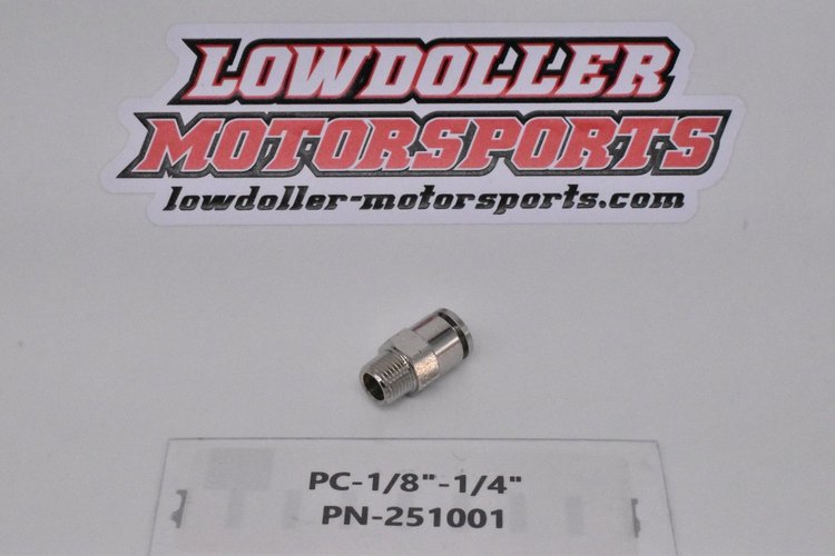 251001 Push Lock Fitting, 1/8 in.-1/4 in., Straight