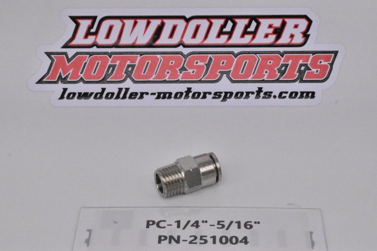 251004 Push Lock Fitting, 1/4 in.-5/16 in., Straight