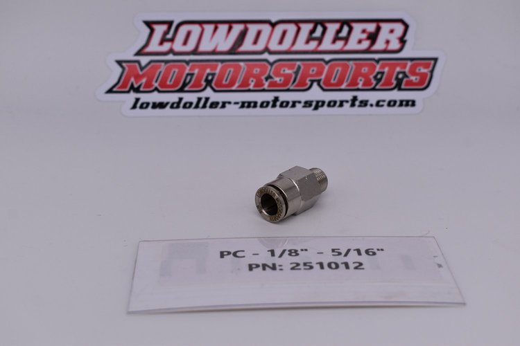 251012 Push Lock Fitting, 1/8 in.-5/16 in., Straight