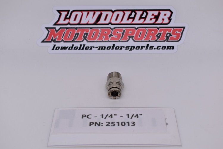251013 Push Lock Fitting, 1/4 in. - 1/4 in., Straight