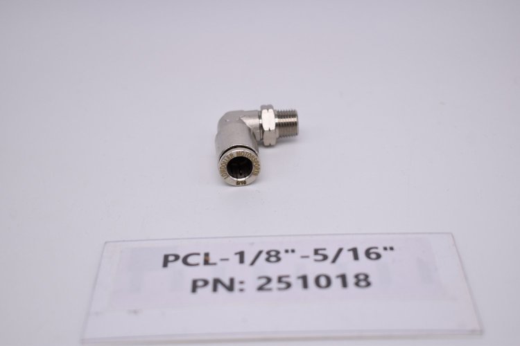 251018 Push Lock Fitting, 1/8 in.-5/16 in., Elbow