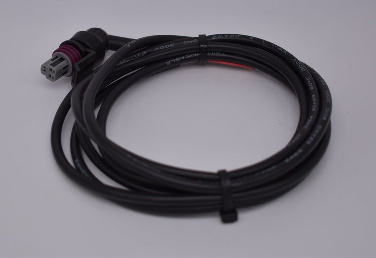 356602 Pressure Sensor Cable, 6 ft. Length, 90-deg Rubber Boot