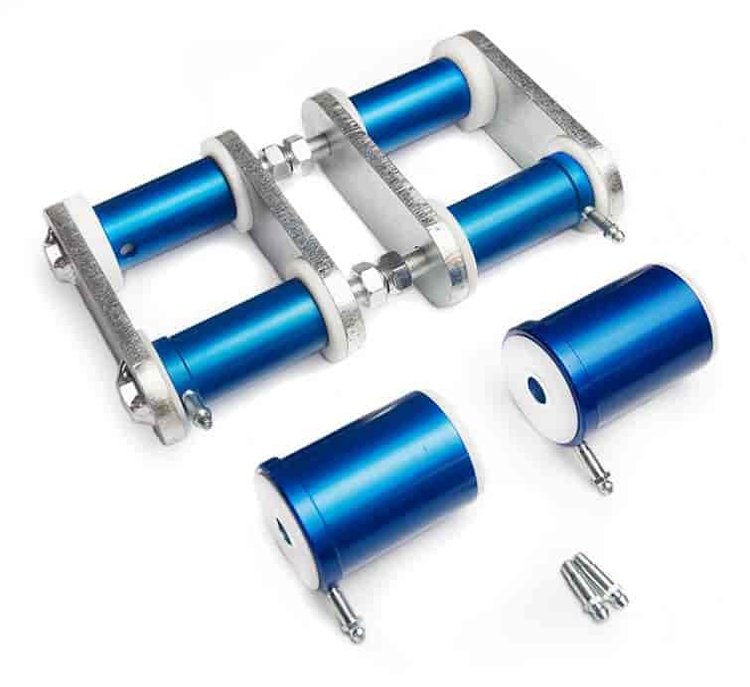 Del-A-Lum Bushing and Shackle Kit 1964-66 Ford Mustang