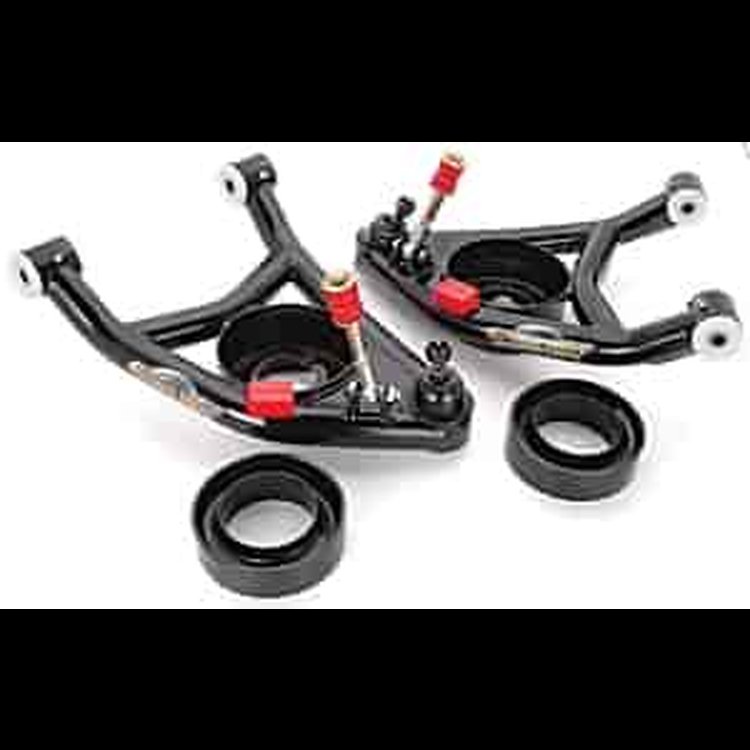 Lower Control Arms with Del-A-Lum Bushings Coil springs