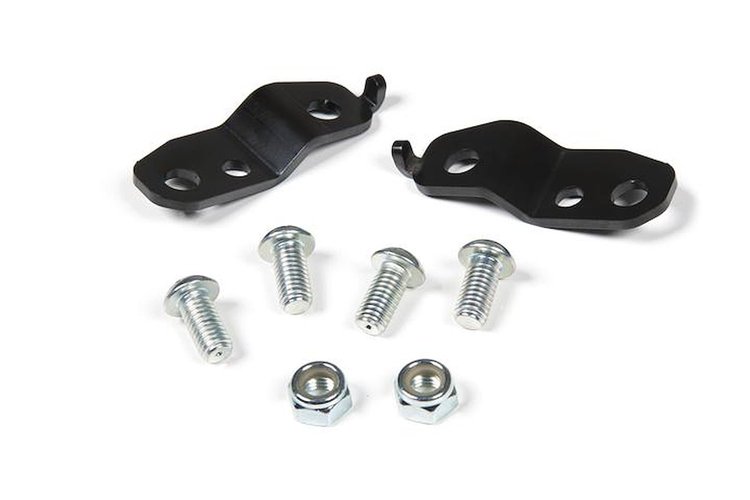 2293 Brake Line Relocation Brackets, 97-06 Jeep Wrangler JK, Front
