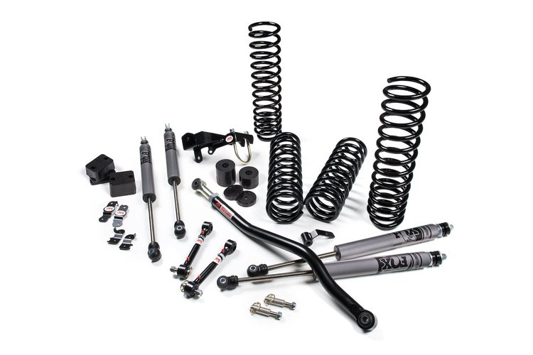 JSPEC101KFR J-Venture 3.5" Lift Kit, 07-18 Jeep Wrangler JK 2-Door
