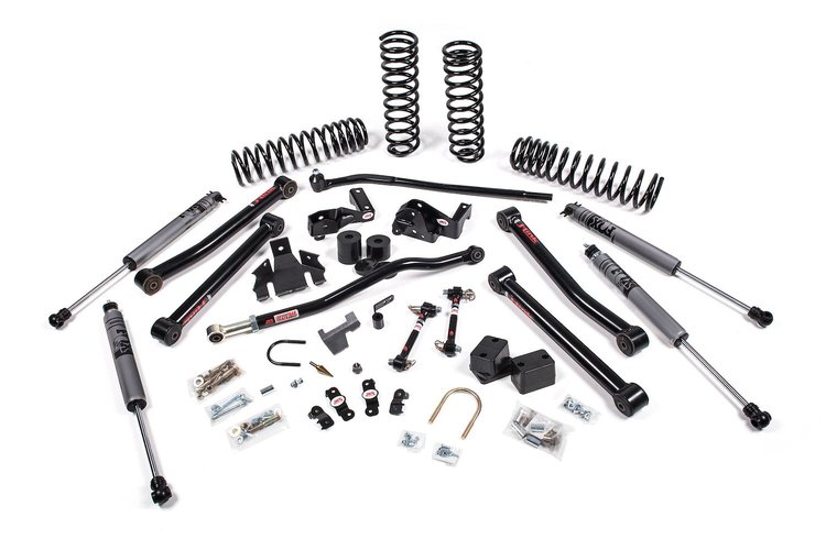 JSPEC113KFR J-Konnect 3.5" Lift Kit, 07-18 Jeep Wrangler JK 4-Door