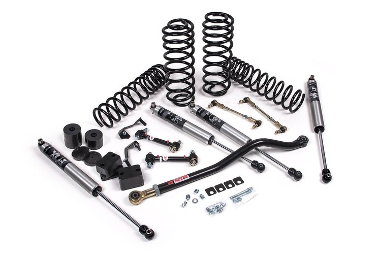 JSPEC117K J-Venture 2.5" Lift Kit, Jeep Wrangler JL 4-Door w/Jspec Shocks, Standard Rate Coils
