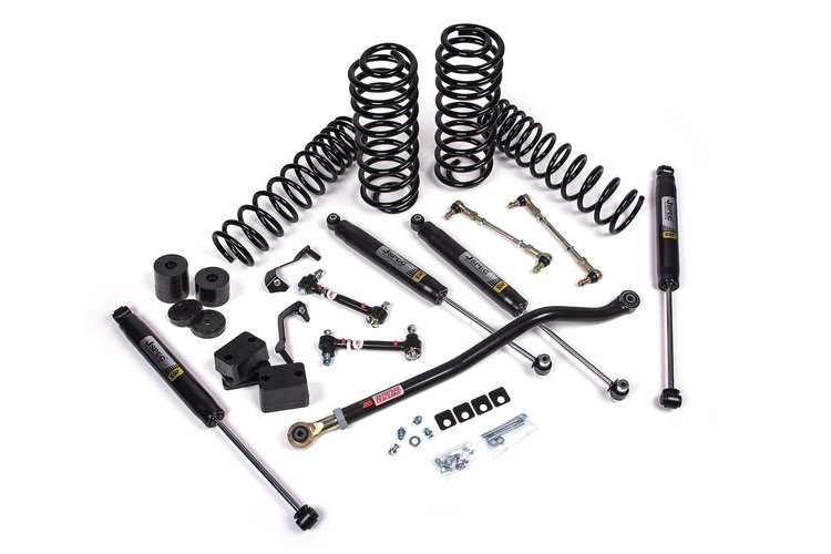JSPEC119KFP J-Venture 3.5" Lift Kit, Jeep Wrangler JL 4-Door w/Fox 2.0 Performance Series Shocks, STD Rate Coils
