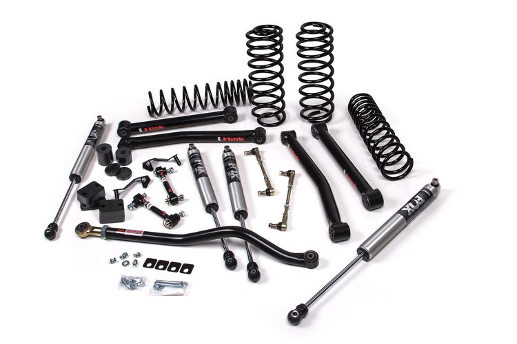 JSPEC123K J-Konnect 3.5" Lift Kit, Jeep Wrangler JL 4-Door w/Jspec Shocks, STD Rate Coils