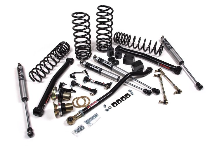 JSPEC130KFP J-Lander 3.5" Lift Kit, Jeep Wrangler JL 4-Door w/Fox 2.0 Performance Shocks, HD Rate Coils