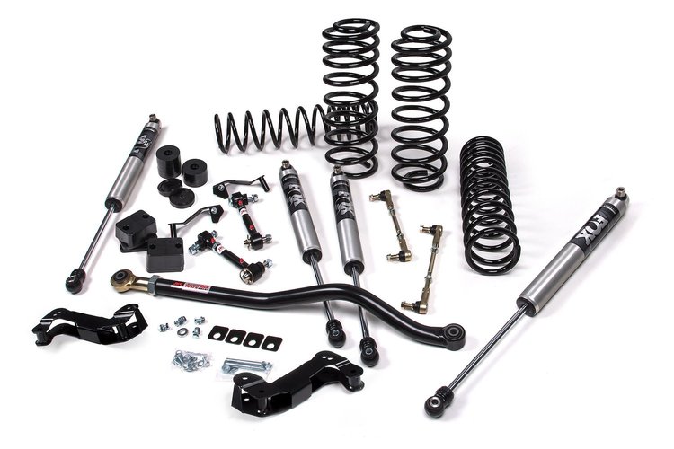 JSPEC141KFP J-Kontrol 3.5" Lift Kit, Jeep Wrangler JL 4-Door w/Fox 2.0 Performance Series Shocks, STD Rate Coils