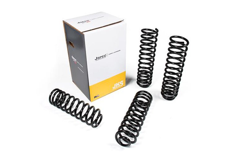 JSPEC2350 3.5" Lift Coil Springs, 07-18 Jeep Wrangler JK 4-Door