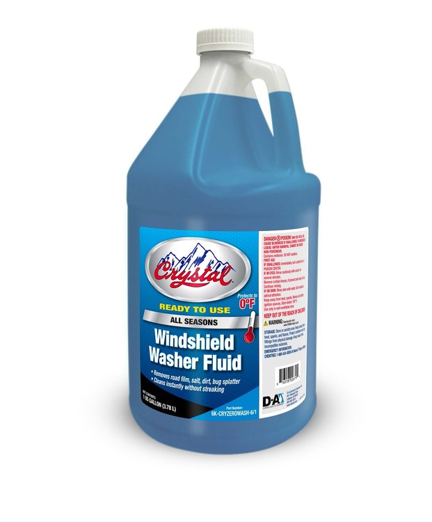 6K-CRYZEROWASH-6/1 All Seasons Crystal Windshield Washer Fluid [1 Gallon]
