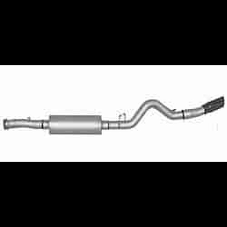 SWEPT SIDE SINGLE EXHAUST WITH DOWNPIPE 2007 ESCALADE ESV 6.2L AWD