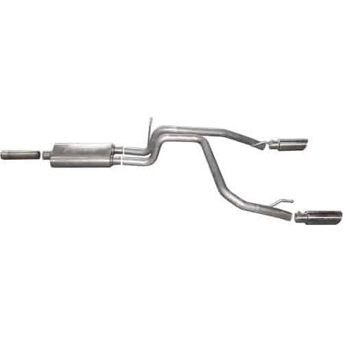 Split Rear Cat-Back Exhaust 07-11 Dodge Nitro R/T