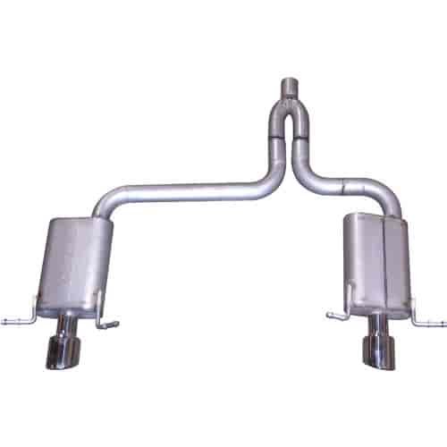 Split Rear Cat-Back Exhaust 07-08 Chrysler Pacifica 4dr