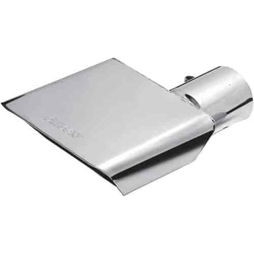 Stainless Steel Slash Cut Exhaust Tip Inlet: 2.5"