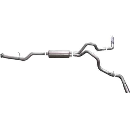 Dual Extreme Aluminized Cat-Back Exhaust 2007 GM Silverado/Sierra 2500HD Classic