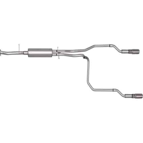 Split Rear Cat-Back Exhaust 96-97 Chevrolet S10/ GMC Sonoma