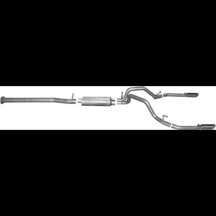 Split Rear Cat-Back Exhaust 2014-2017 Chevrolet Silverado/GMC Sierra 1500