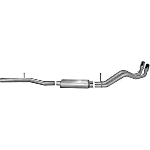 Dual Sport Cat-Back Exhaust 2015-16 GMC Yukon XL Denali AWD 6.2L