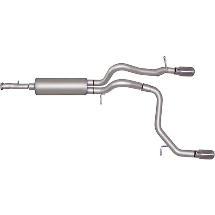 Split Rear Cat-Back Exhaust 06-10 Hummer H3 4dr