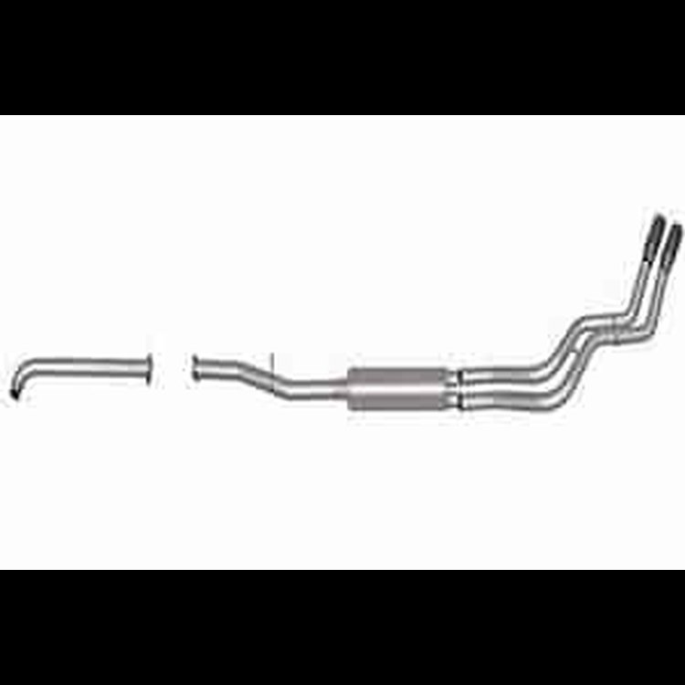 DUAL SPORT STAINLESS EXHAUST 01-05 CHEVY/GMC TRUCK 6.6L DIESEL CCLB 2/4WD