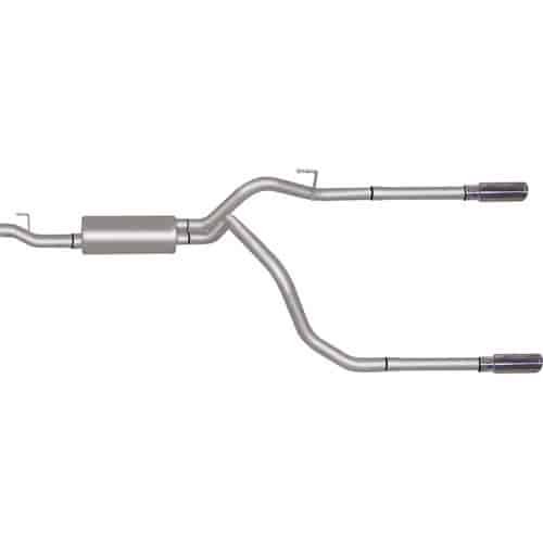 Split Rear Cat-Back Exhaust 06-10 Dodge Ram 2500/3500