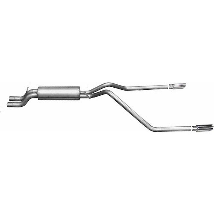 Split Rear Cat-Back Exhaust 01-06 GM Silverado/Sierra 2500/3500