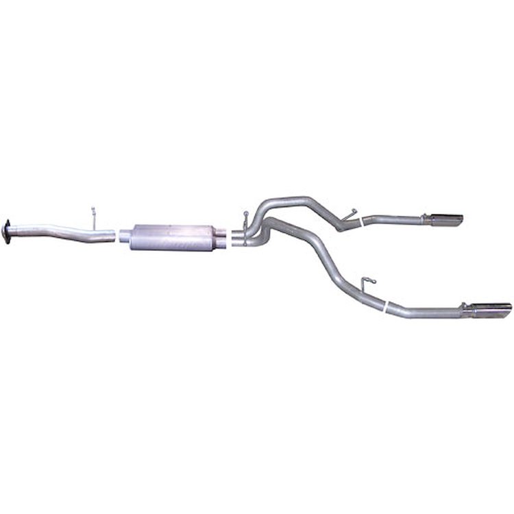 Split Rear Cat-Back Exhaust 07-09 Chevrolet Silverado/GMC Sierra 1500