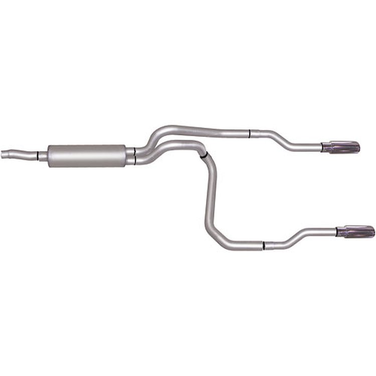 Split Rear Cat-Back Exhaust 00-03 Dodge Dakota