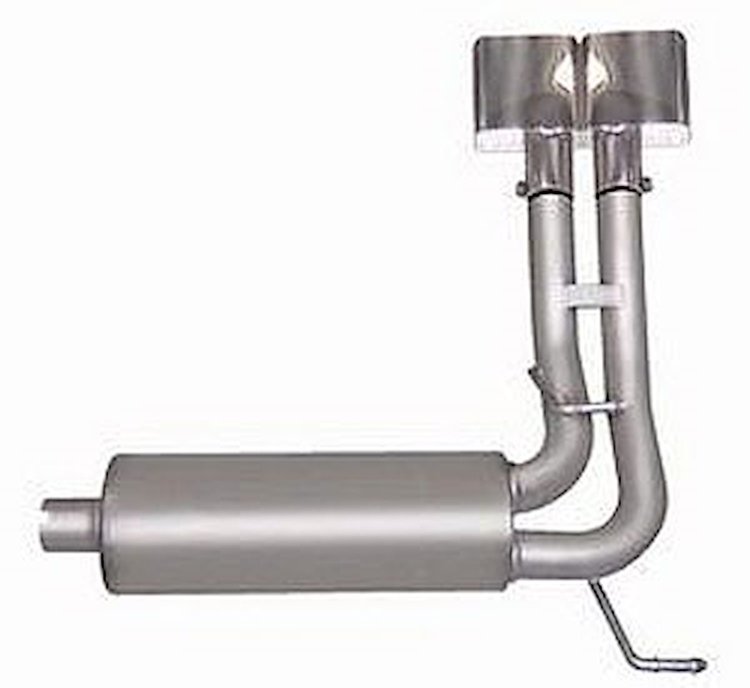 Super Truck Stainless Steel Cat-Back Exhaust 2002-05 Dodge Ram 1500 3.7L/4.7L