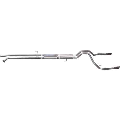 Split Rear Cat-Back Exhaust 07-16 Toyota Tundra