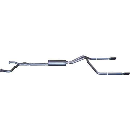 Split Rear Cat-Back Exhaust 2003-15 for Nissan Titan